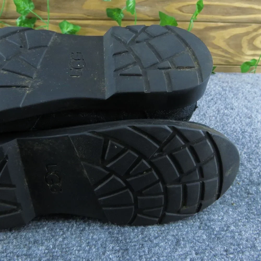 UGG Australia Youth Girls Chelsea Shoes Black Leather Pull On Size‎ 6 Medium